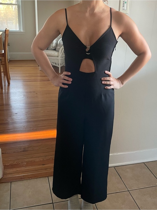 H&M Pants - H&M Black Cutout Spaghetti-Strap Jumpsuit